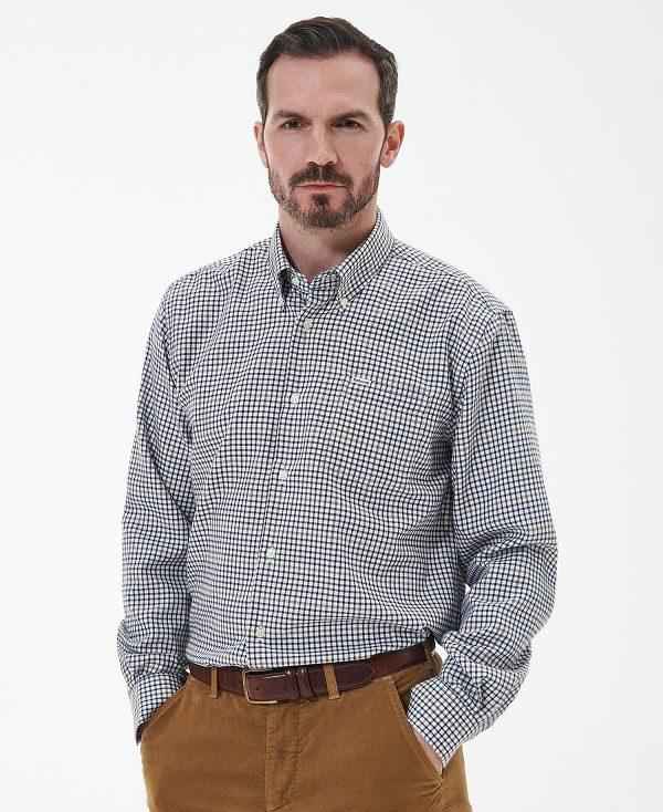 Barbour Henderson Thermo Weave Shirt Hvide | BABO87902