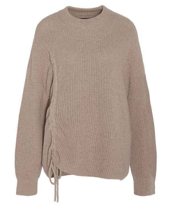 Barbour Henlow Crew Neck Jumper Beige | BABO89679