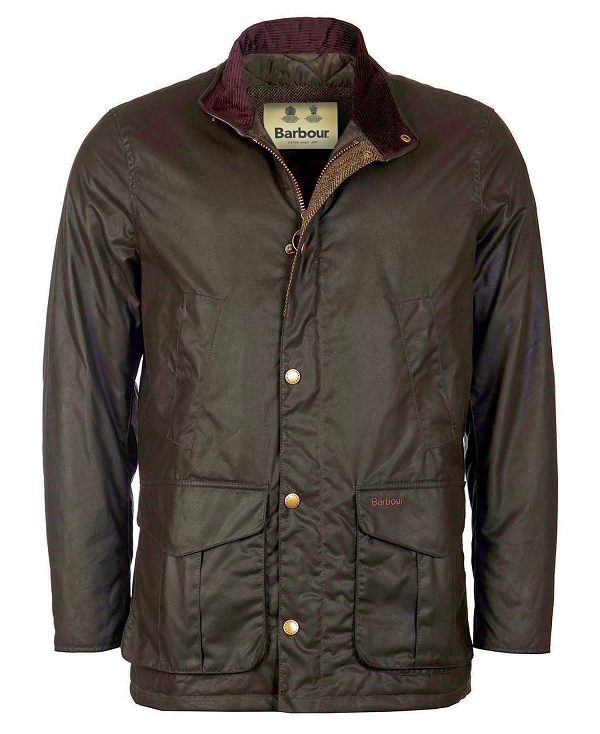 Barbour Hereford Wax Jacket Olivengrøn | BABO87264