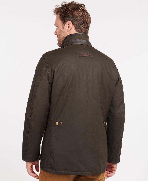 Barbour Hereford Wax Jacket Olivengrøn | BABO87264