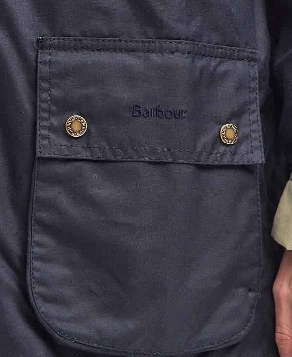 Barbour Highclere Wax Jacket Mørkeblå | BABO89200