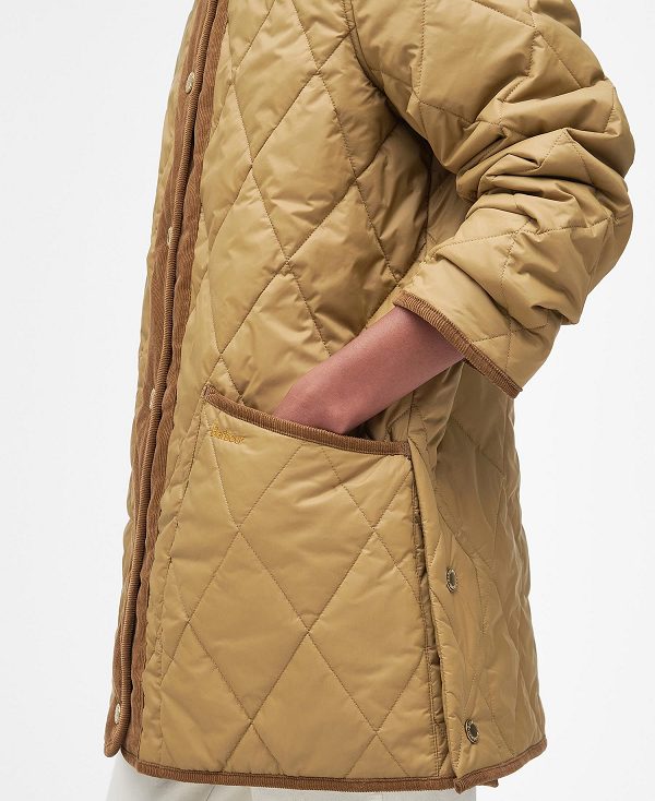 Barbour Highcliffe Quilted Jacket Brune | BABO89308