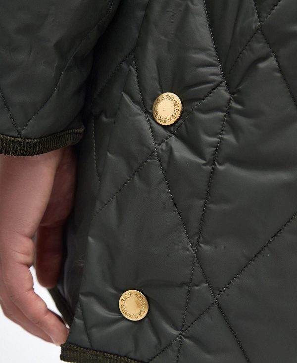 Barbour Highcliffe Quilted Jacket Sort | BABO89290