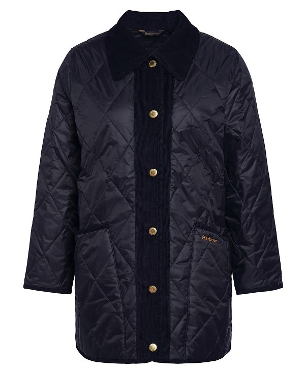 Barbour Highcliffe Quilted Jacket Sort | BABO89291