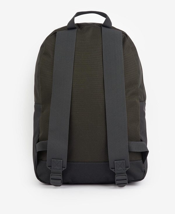 Barbour Highfield Canvas Backpack Mørkeblå Olivengrøn | BABO88929