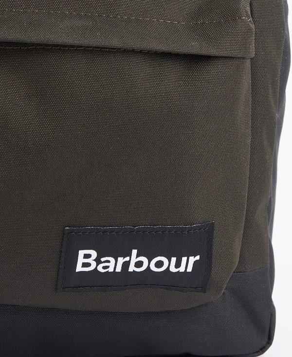 Barbour Highfield Canvas Backpack Mørkeblå Olivengrøn | BABO88929