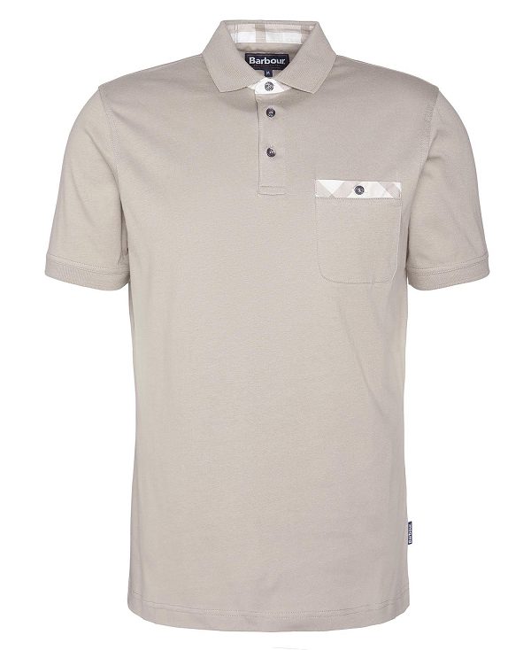 Barbour Hirstly Short-sleeved Polo Shirt Grå | BABO88190