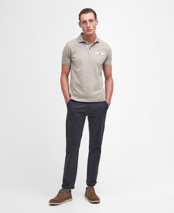 Barbour Hirstly Short-sleeved Polo Shirt Grå | BABO88190