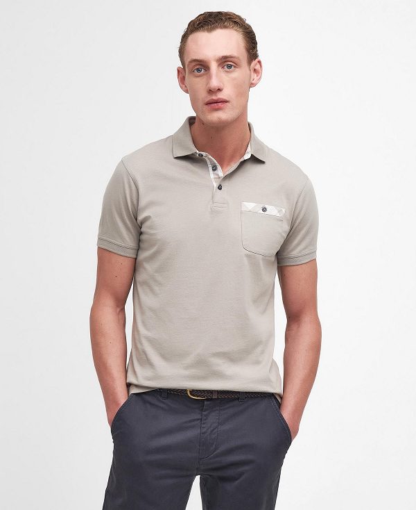 Barbour Hirstly Short-sleeved Polo Shirt Grå | BABO88190