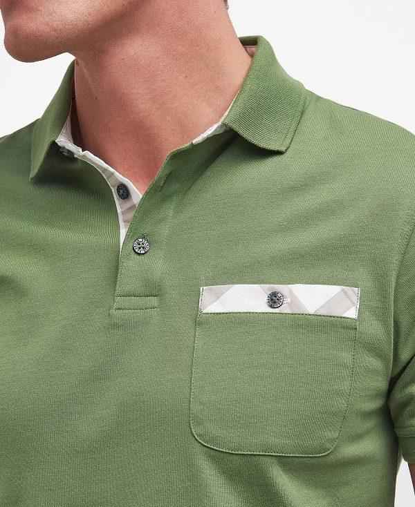 Barbour Hirstly Short-sleeved Polo Shirt Grøn | BABO88191