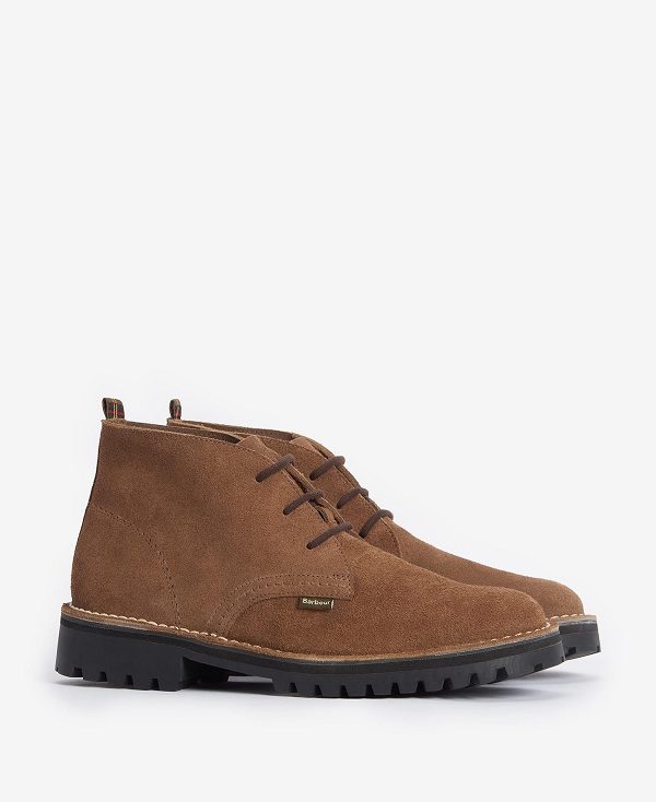 Barbour Hobart Chukka Boots Brune | BABO88874