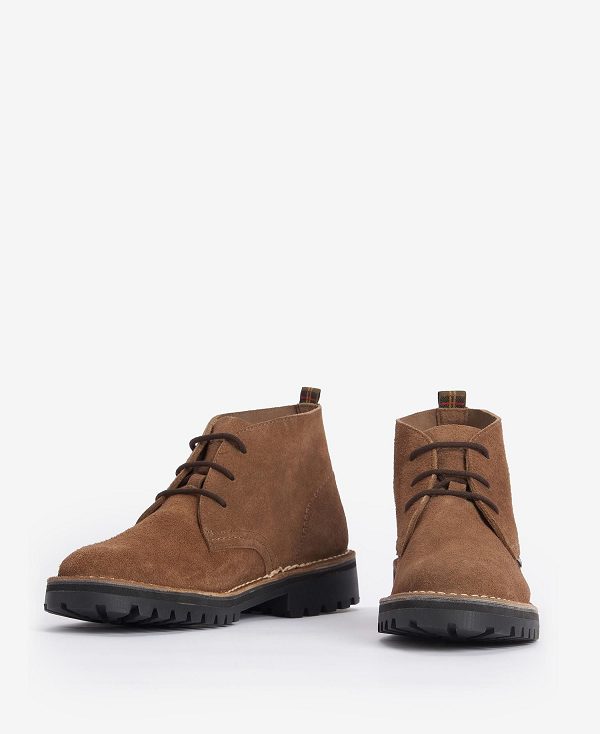 Barbour Hobart Chukka Boots Brune | BABO88874