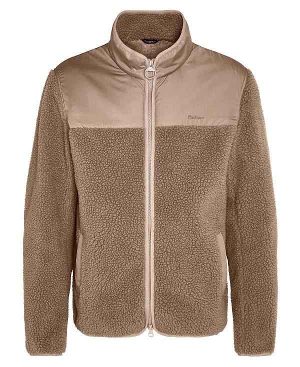 Barbour Hobson Fleece Jacket Beige | BABO88731