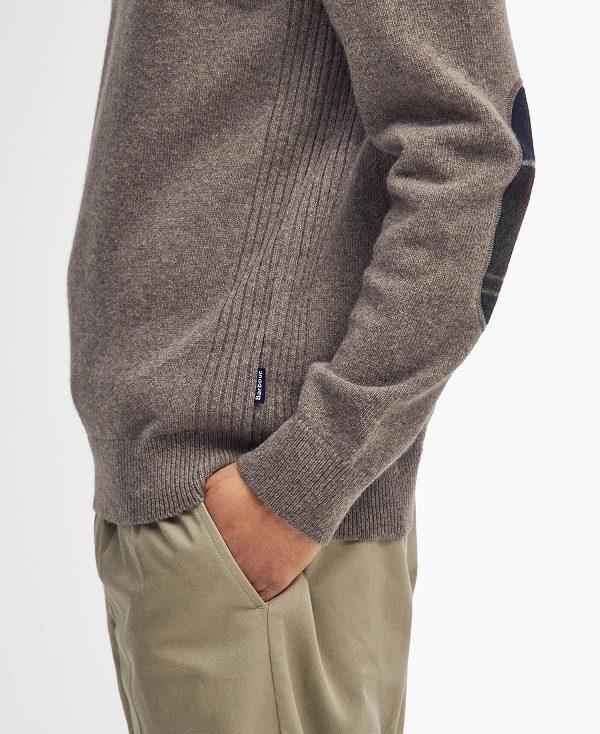 Barbour Holden Crew Neck Jumper Grøn | BABO88648