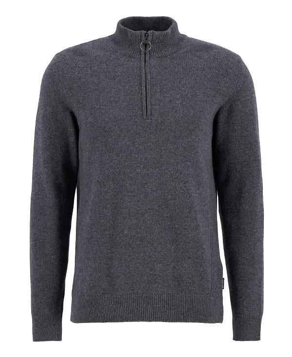 Barbour Holden Half Zip Jumper Mørkeblå | BABO88524