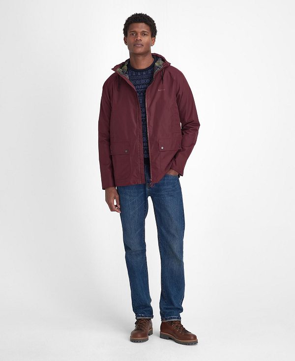 Barbour Hooded Domus Jacket Mørkeblå | BABO87425