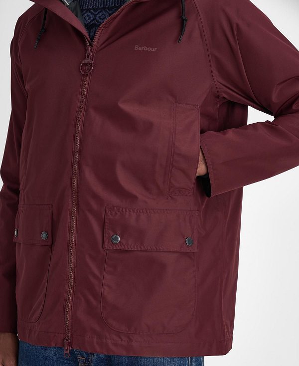 Barbour Hooded Domus Jacket Mørkeblå | BABO87425