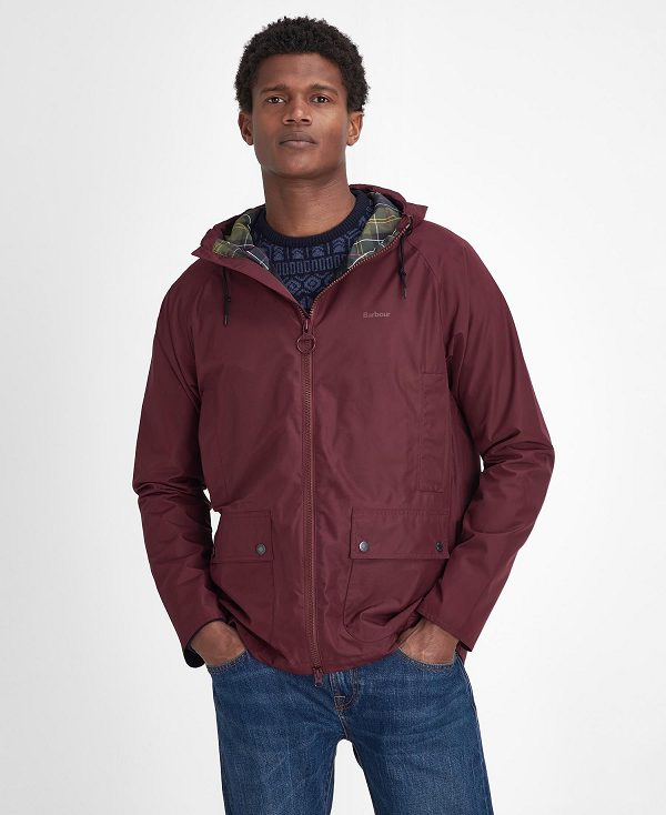 Barbour Hooded Domus Jacket Mørkeblå | BABO87425