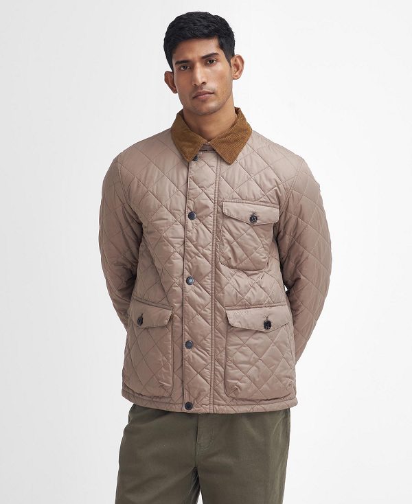 Barbour Hornby Quilted Jacket Brune | BABO87349