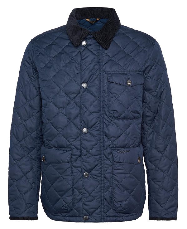 Barbour Hornby Quilted Jacket Mørkeblå | BABO87384