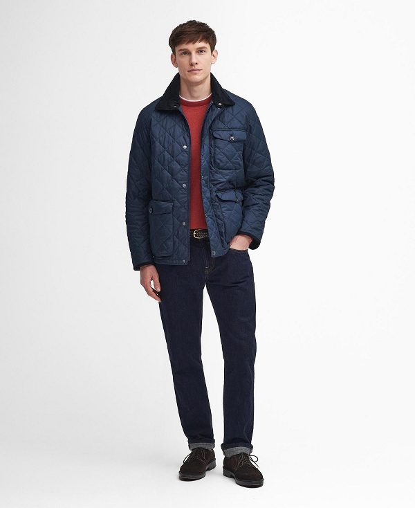 Barbour Hornby Quilted Jacket Mørkeblå | BABO87384