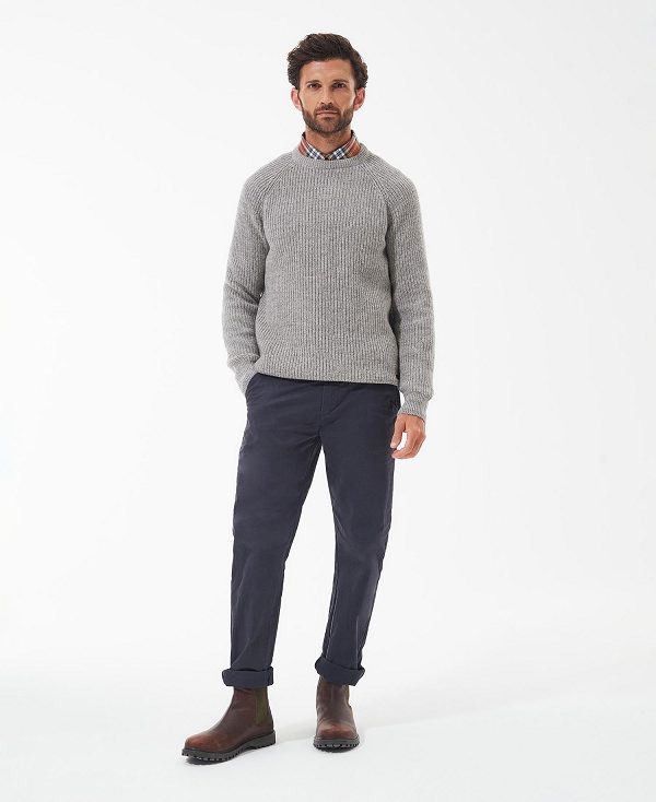 Barbour Horseford Crew Neck Jumper Beige | BABO88576