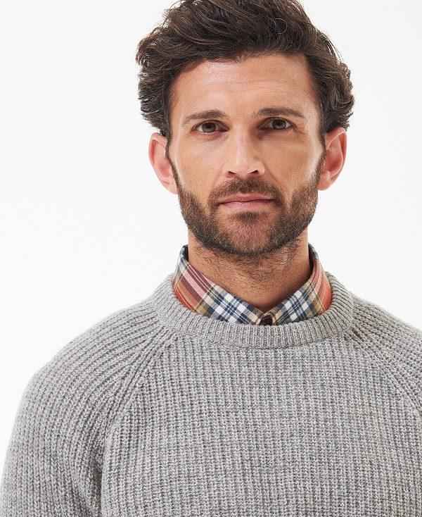 Barbour Horseford Crew Neck Jumper Beige | BABO88576