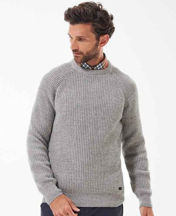 Barbour Horseford Crew Neck Jumper Beige | BABO88576