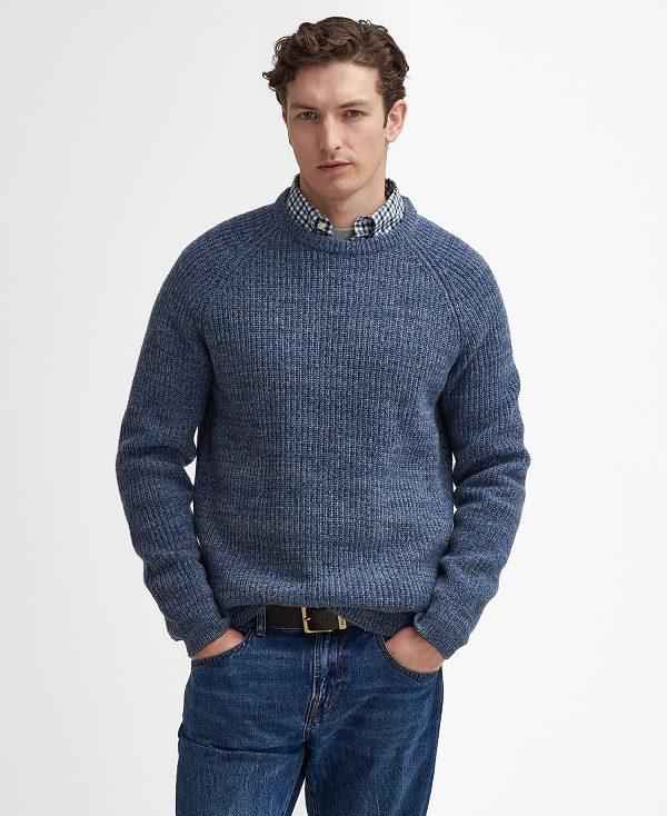 Barbour Horseford Crew Neck Jumper Blå | BABO88665