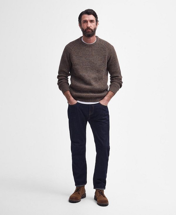 Barbour Horseford Crew Neck Jumper Mørkeblå | BABO88561