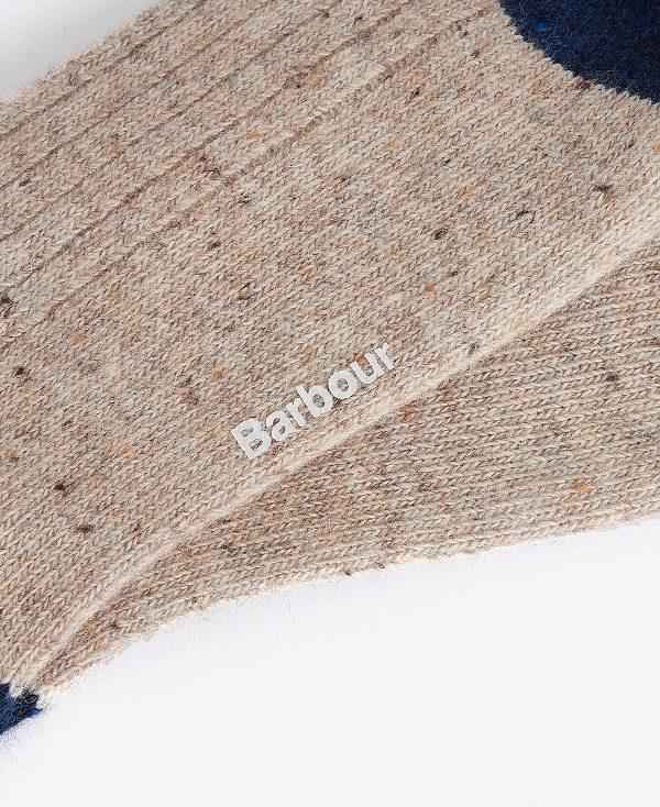 Barbour Houghton Socks Beige | BABO89154