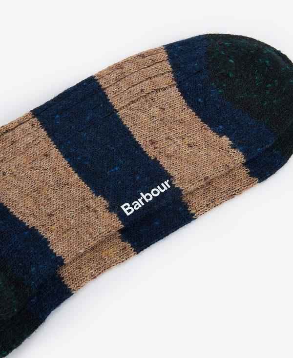 Barbour Houghton Socks (Set Of 2) Mørkeblå | BABO89144