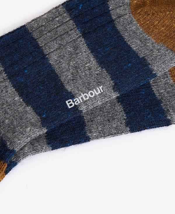 Barbour Houghton Stripe Socks Flerfarvede | BABO89153