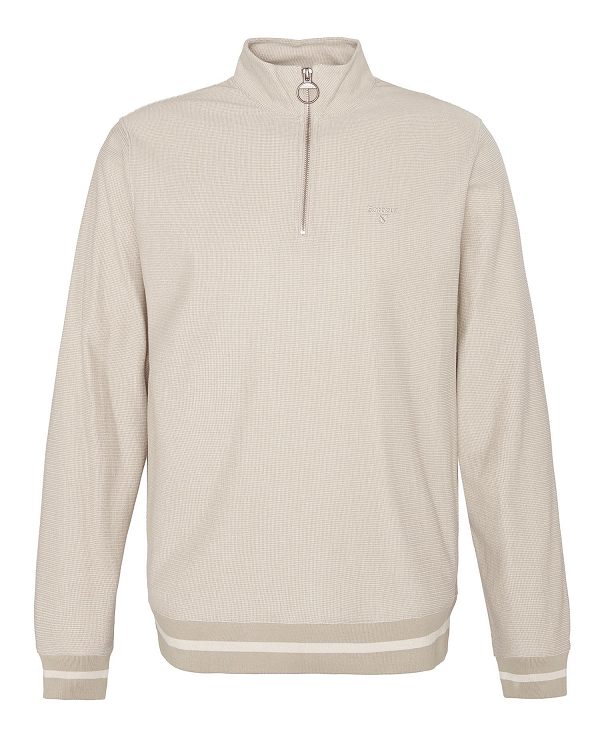 Barbour Houndwood Half-zip Sweatshirt Hvide | BABO88469