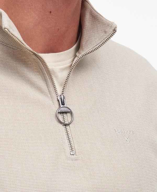 Barbour Houndwood Half-zip Sweatshirt Hvide | BABO88469