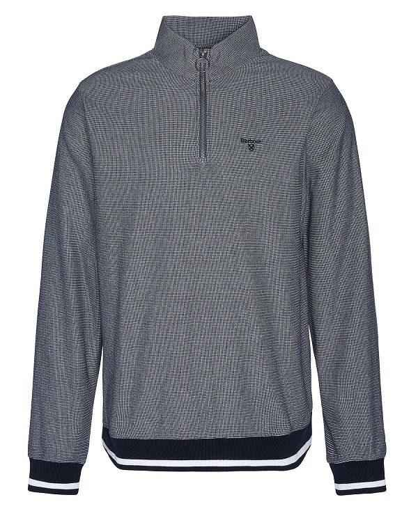 Barbour Houndwood Half-zip Sweatshirt Mørkeblå | BABO88466