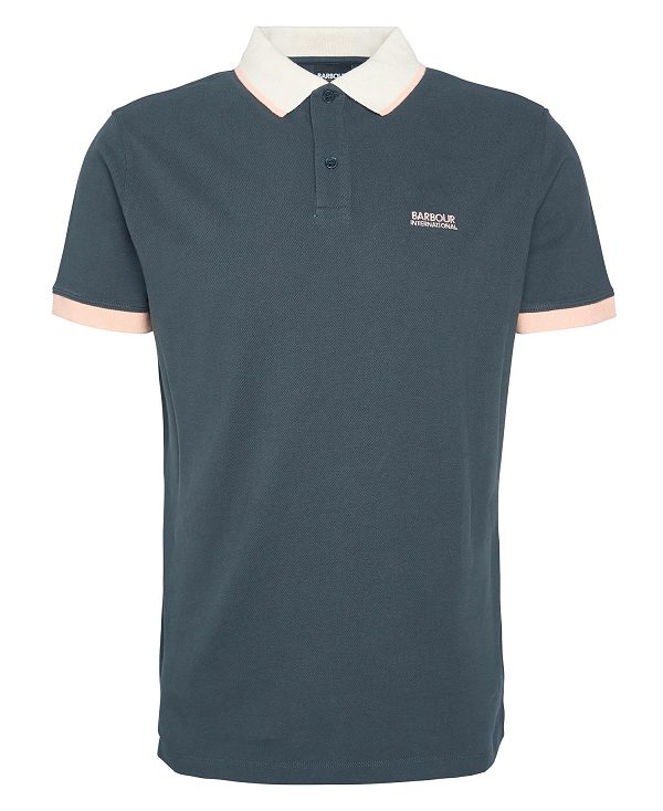 Barbour Howall Polo Shirt Blå | BABO88138