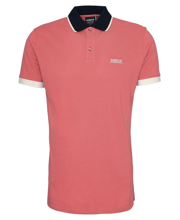 Barbour Howall Polo Shirt Rød | BABO88073