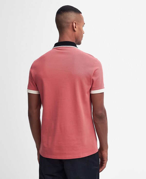 Barbour Howall Polo Shirt Rød | BABO88073