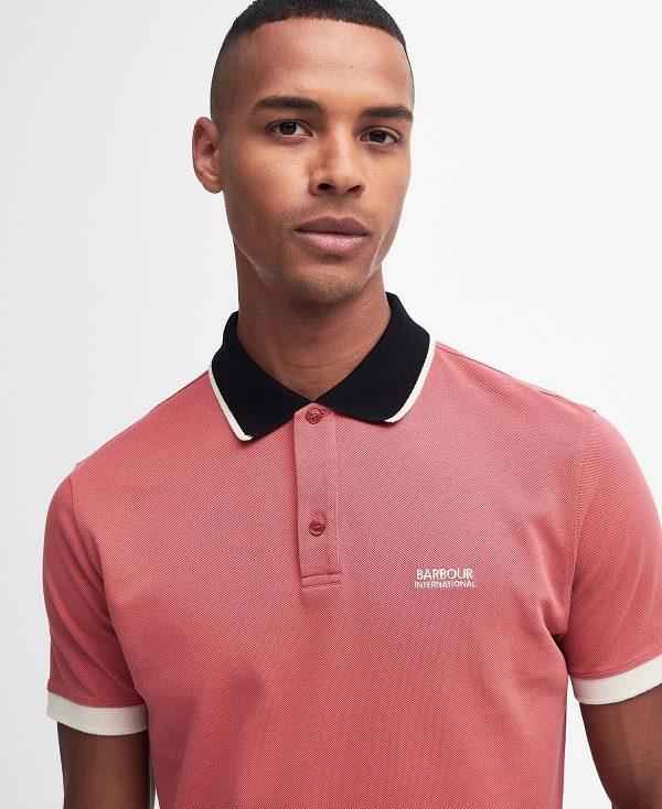 Barbour Howall Polo Shirt Rød | BABO88073