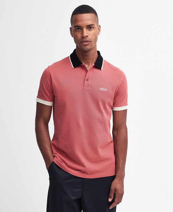 Barbour Howall Polo Shirt Rød | BABO88073