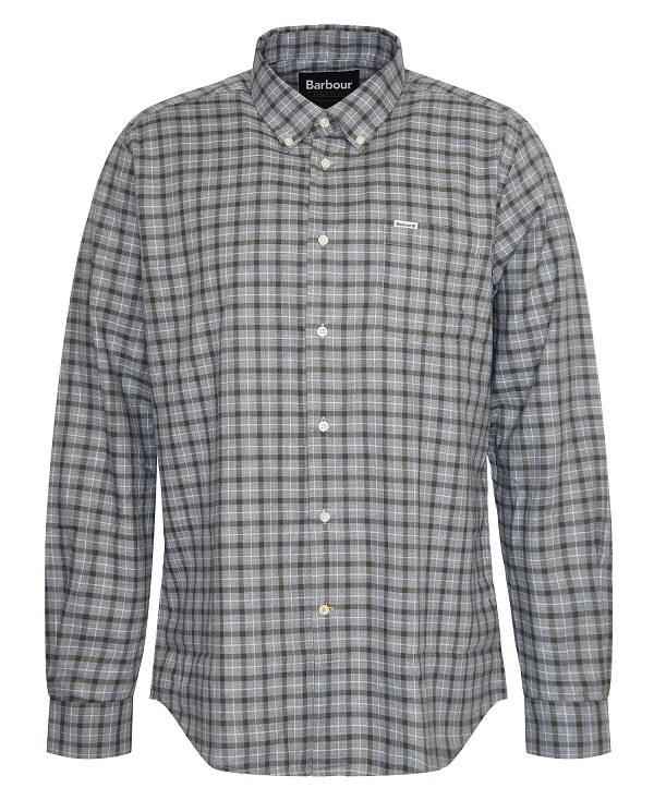 Barbour Howard Tailored Long-sleeved Shirt Grå | BABO87722