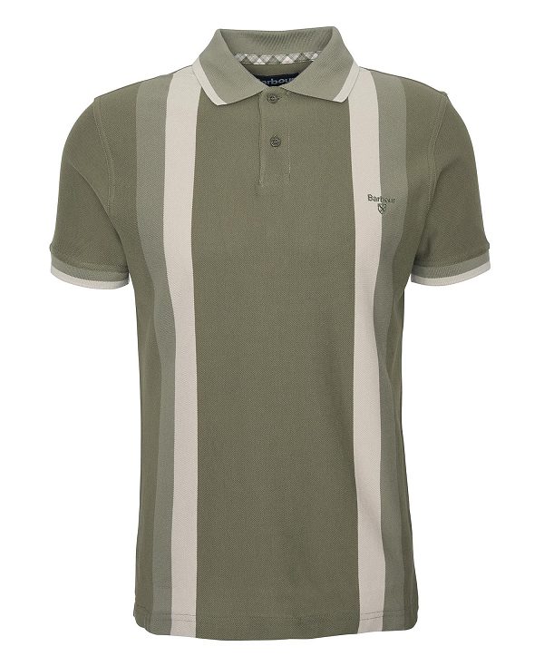 Barbour Howden Polo Shirt Olivengrøn | BABO88151