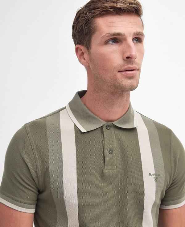 Barbour Howden Polo Shirt Olivengrøn | BABO88151