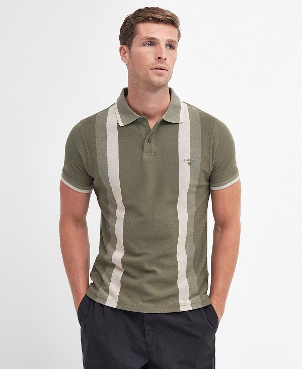 Barbour Howden Polo Shirt Olivengrøn | BABO88151