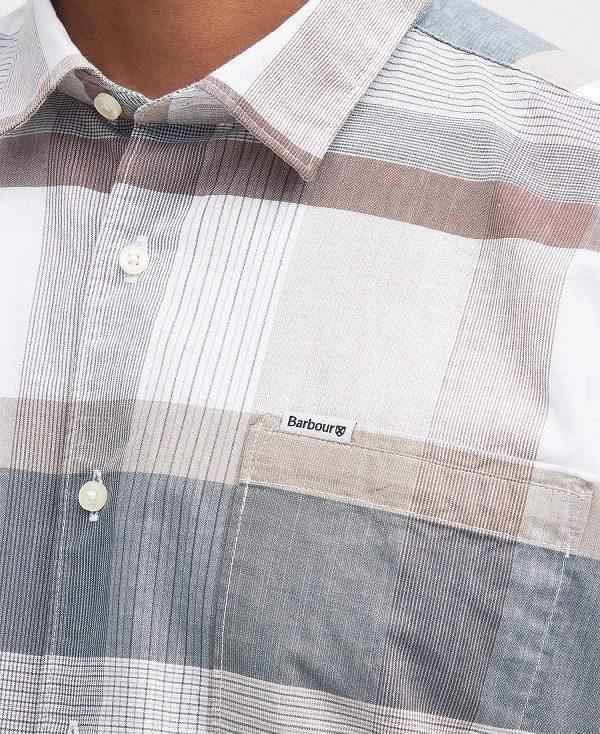 Barbour Hurlford Regular Short-sleeved Shirt Hvide | BABO87773