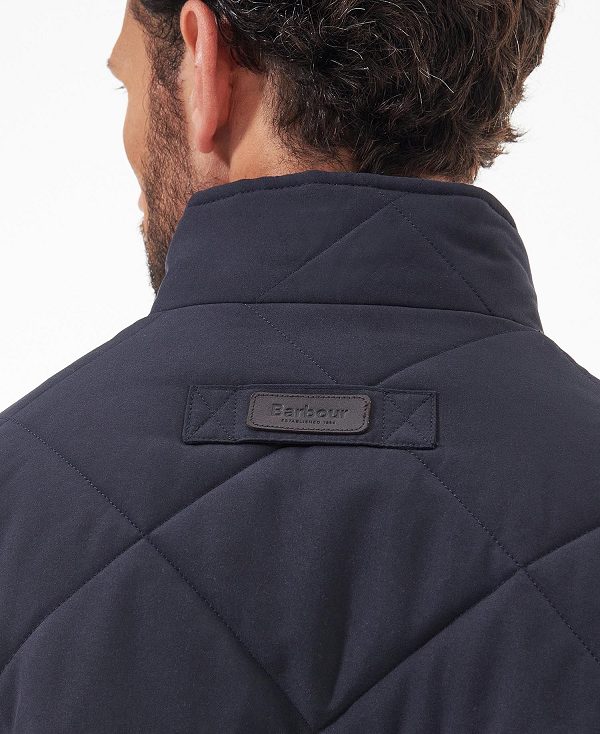 Barbour Hybrid Fleece Jacket Mørkeblå | BABO88710