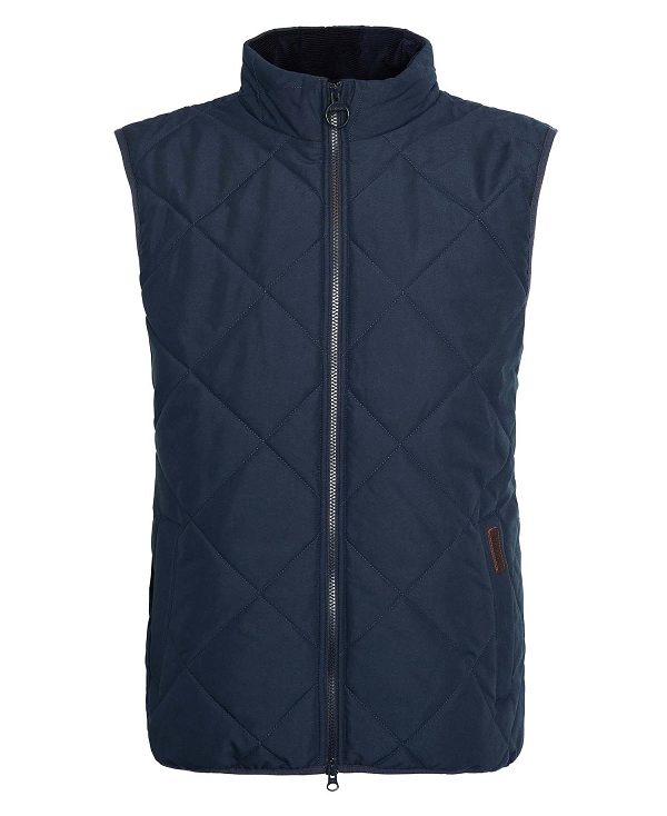 Barbour Hybrid Quilted Gilet Mørkeblå | BABO87568