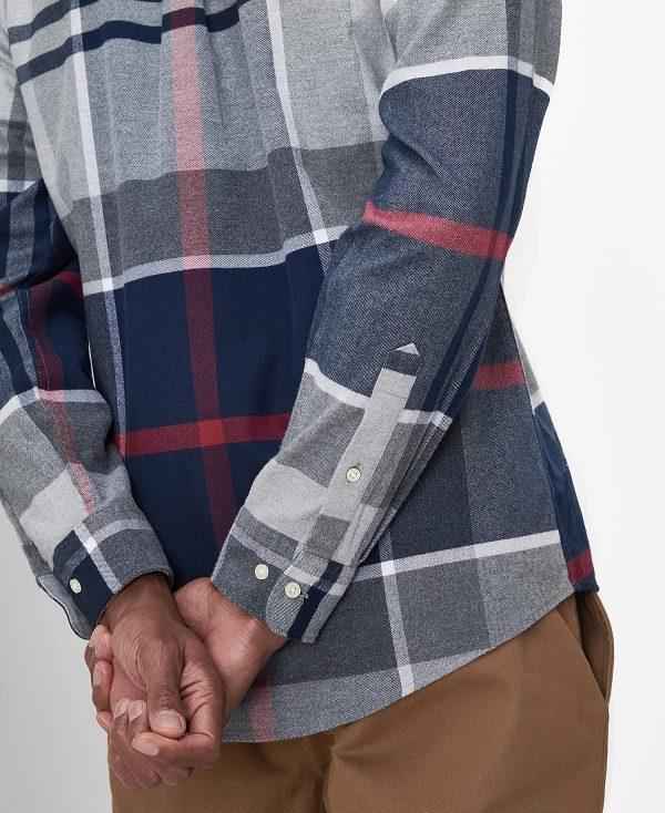 Barbour Iceloch Tailored Long-sleeved Shirt Blå | BABO87859