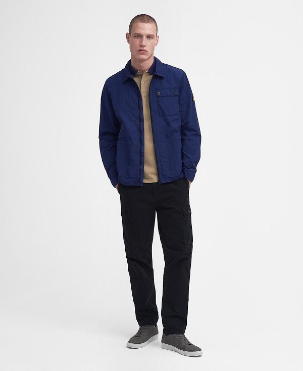 Barbour Inlet Overshirt Mørkeblå | BABO87986